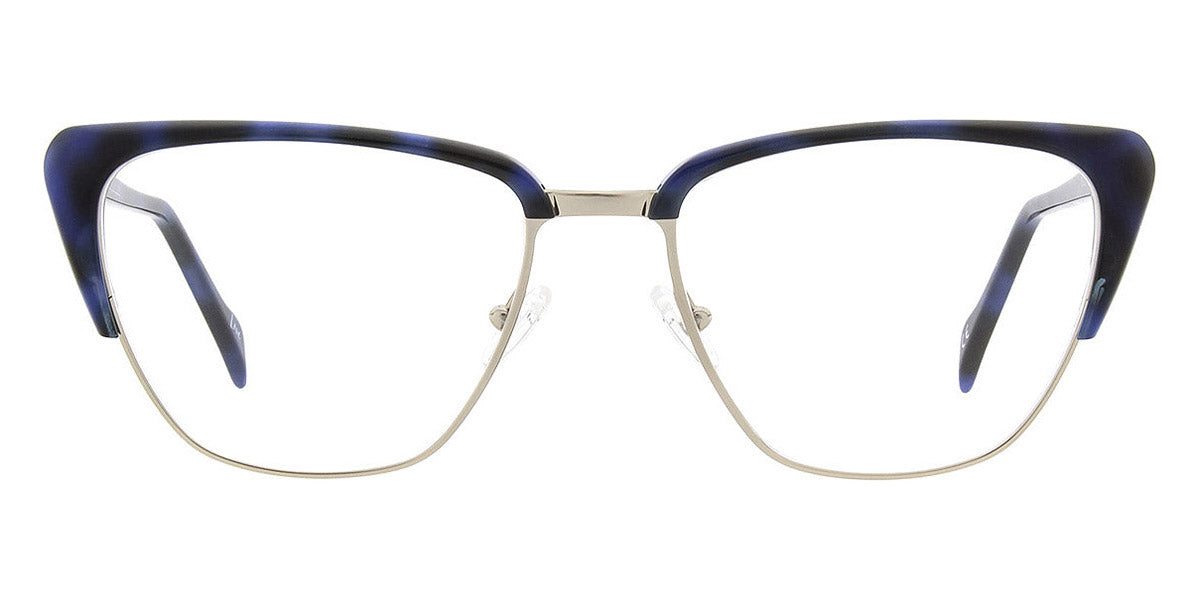 Andy Wolf® 5102 AW 5102 C 55 - Blue/Silver C Eyeglasses