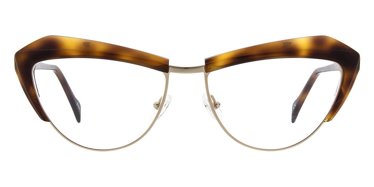 Andy Wolf® 5103 AW 5103 B 57 - Brown/Gold B Eyeglasses