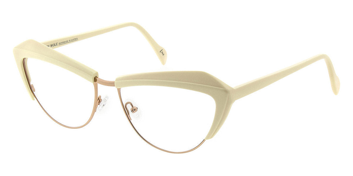 Andy Wolf® 5103 AW 5103 E 57 - White/Rosegold E Eyeglasses