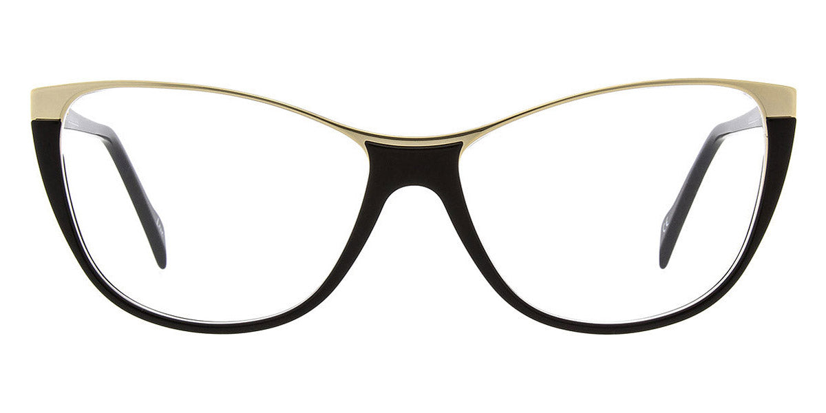 Andy Wolf® 5104 AW 5104 A 57 - Black/Gold A Eyeglasses