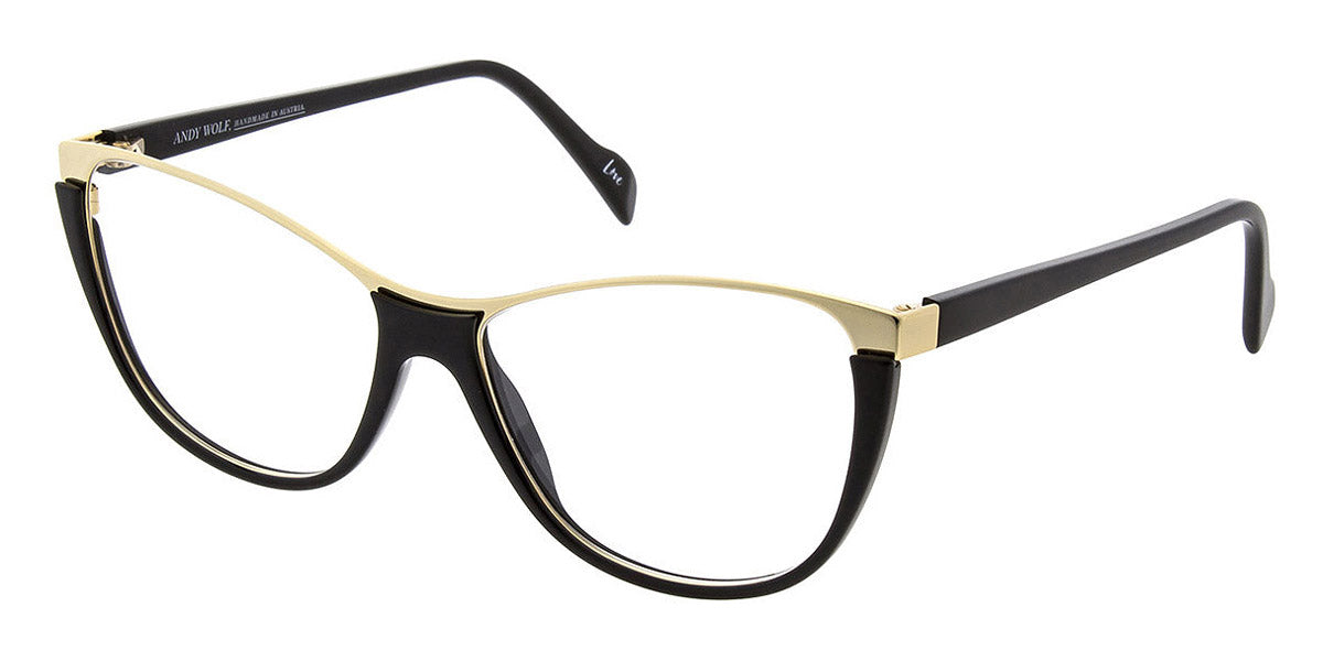 Andy Wolf® 5104 AW 5104 A 57 - Black/Gold A Eyeglasses