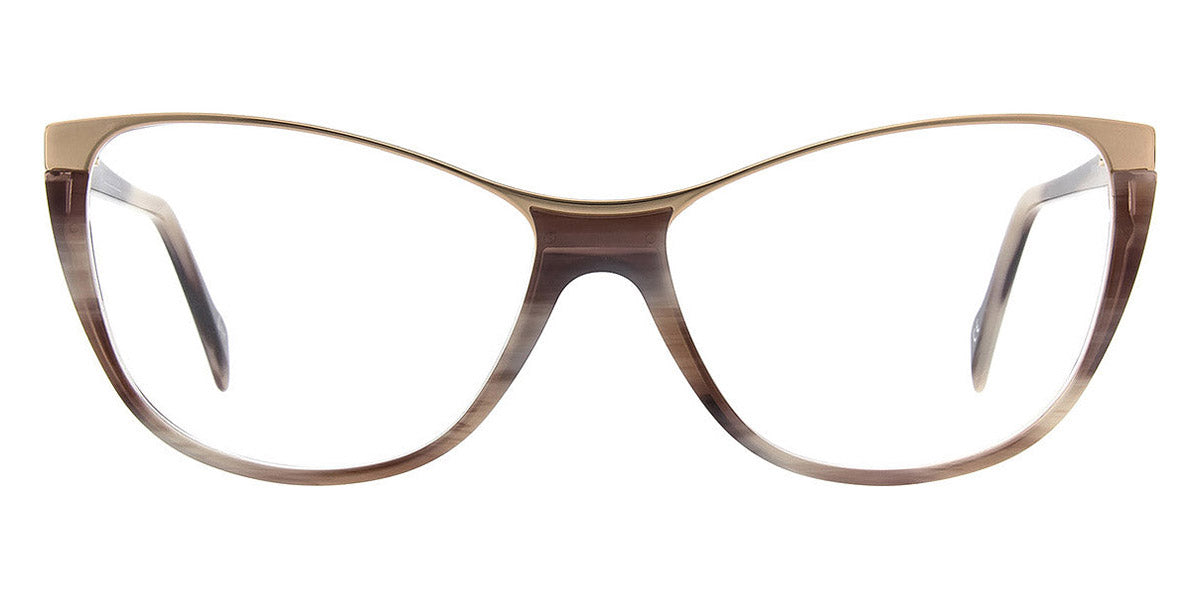 Andy Wolf® 5104 AW 5104 E 57 - Beige/Rosegold E Eyeglasses