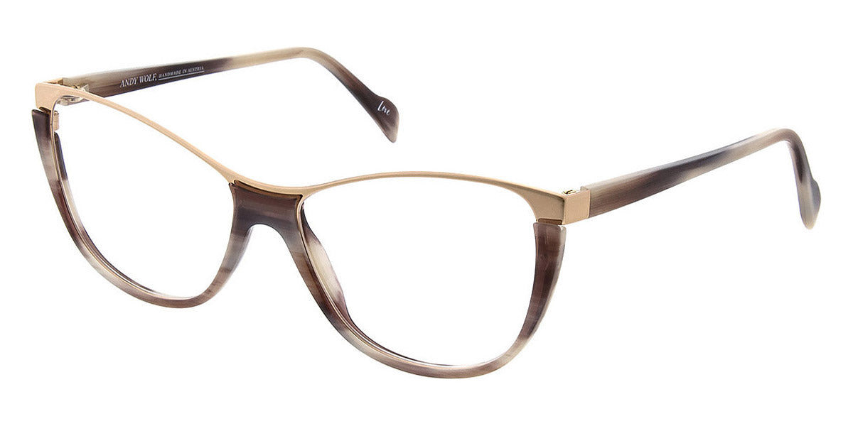 Andy Wolf® 5104 AW 5104 E 57 - Beige/Rosegold E Eyeglasses