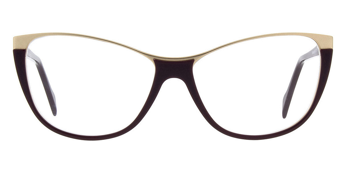 Andy Wolf® 5104 AW 5104 M 57 - Violet/Gold M Eyeglasses