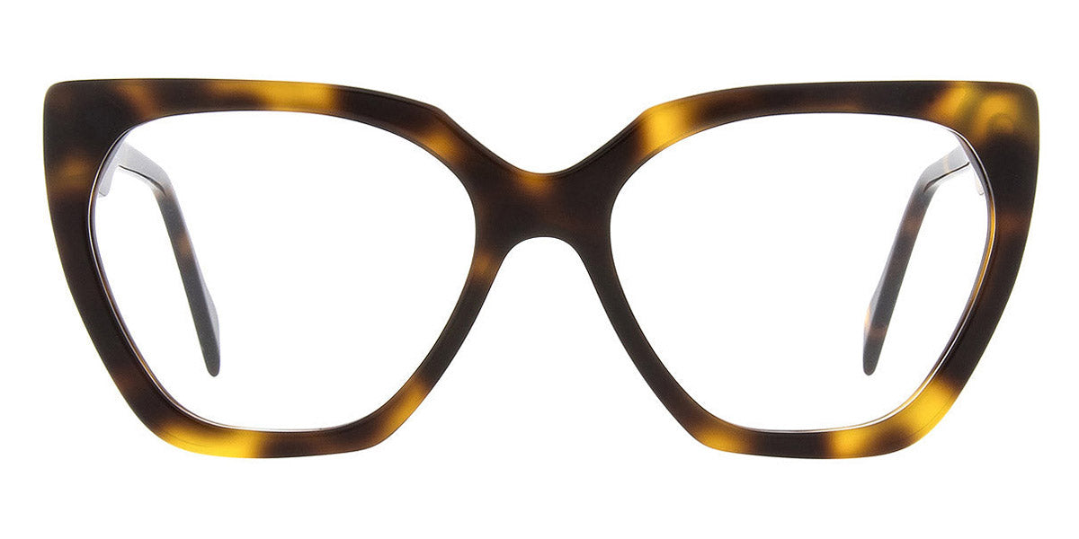 Andy Wolf® 5107 AW 5107 04 56 - Brown/Yellow 04 Eyeglasses