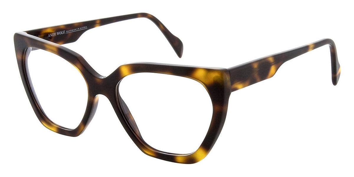 Andy Wolf® 5107 AW 5107 04 56 - Brown/Yellow 04 Eyeglasses