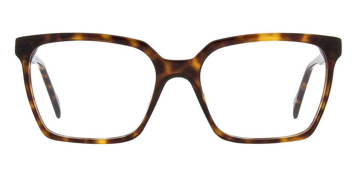 Andy Wolf® 5111 AW 5111 03 55 - Brown/Yellow 03 Eyeglasses