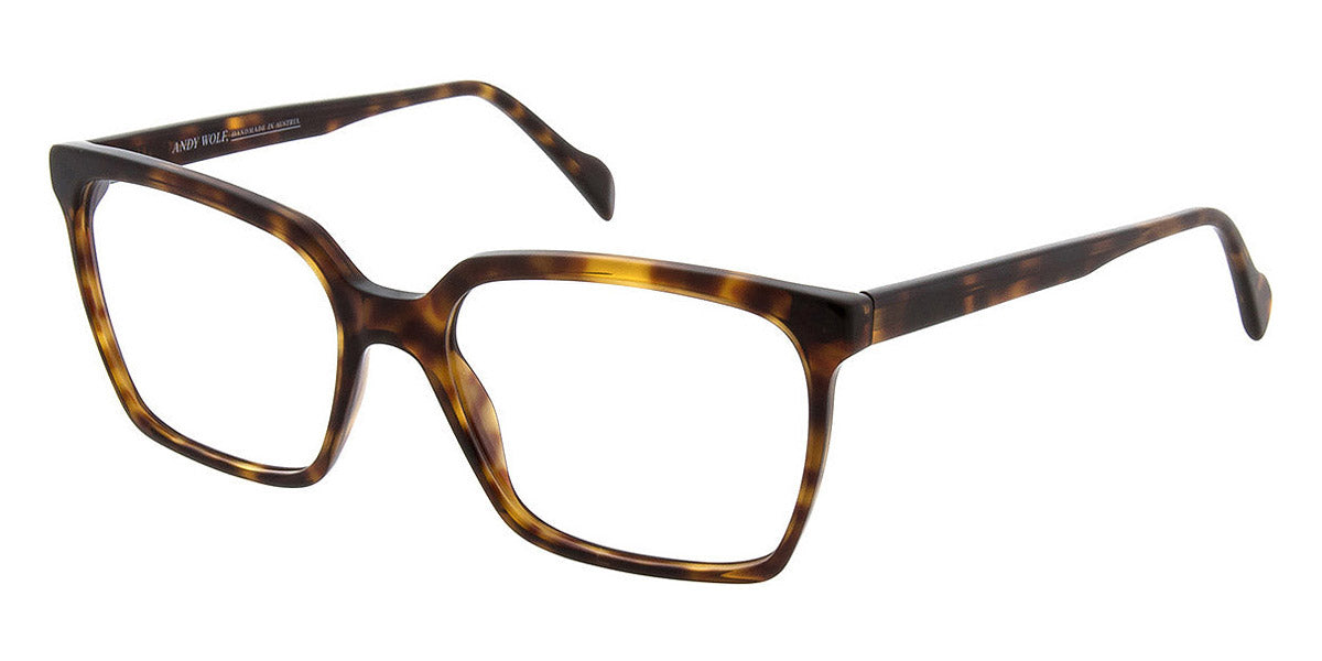 Andy Wolf® 5111 AW 5111 03 55 - Brown/Yellow 03 Eyeglasses