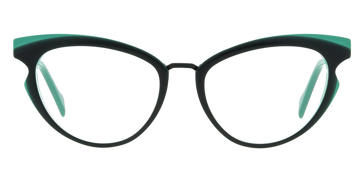 Andy Wolf® 5115 AW 5115 06 54 - Black/Teal 06 Eyeglasses