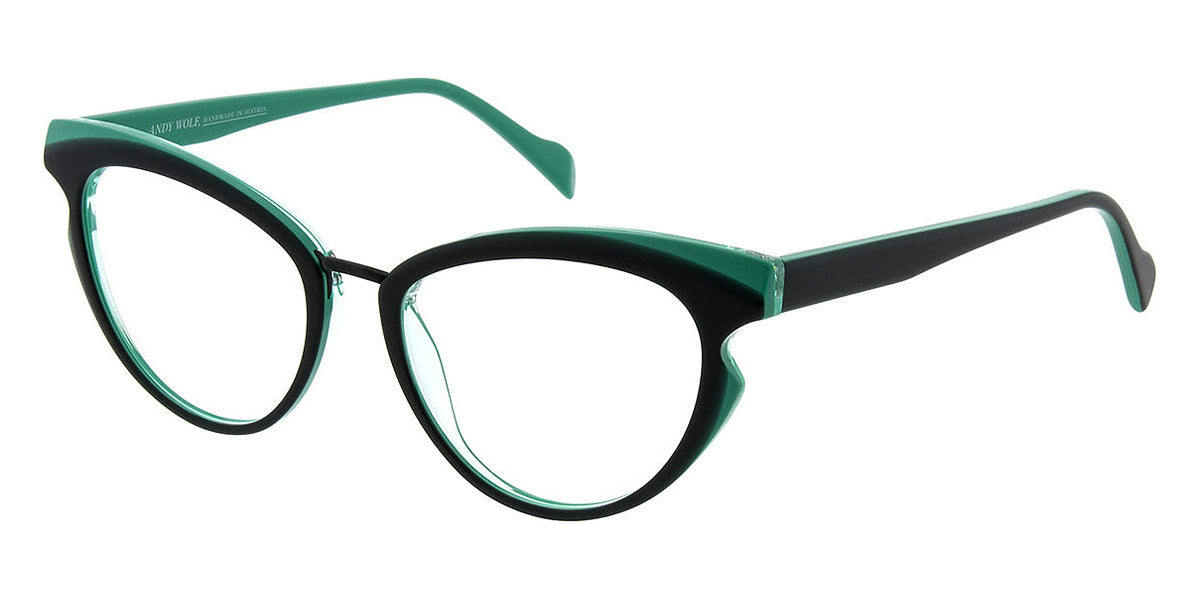 Andy Wolf® 5115 AW 5115 06 54 - Black/Teal 06 Eyeglasses