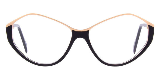 Andy Wolf® 5117 AW 5117 01 56 - Black/Rosegold 01 Eyeglasses