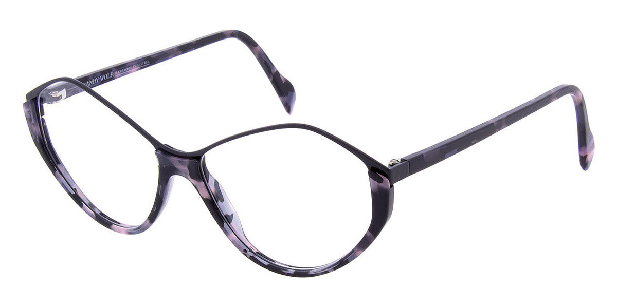 Andy Wolf® 5117 AW 5117 05 56 - Black/Violet 05 Eyeglasses