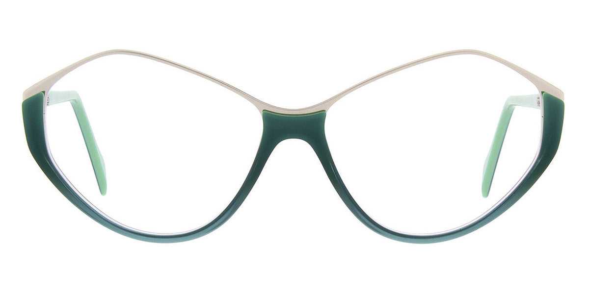 Andy Wolf® 5117 AW 5117 06 56 - Teal/Graygold 06 Eyeglasses