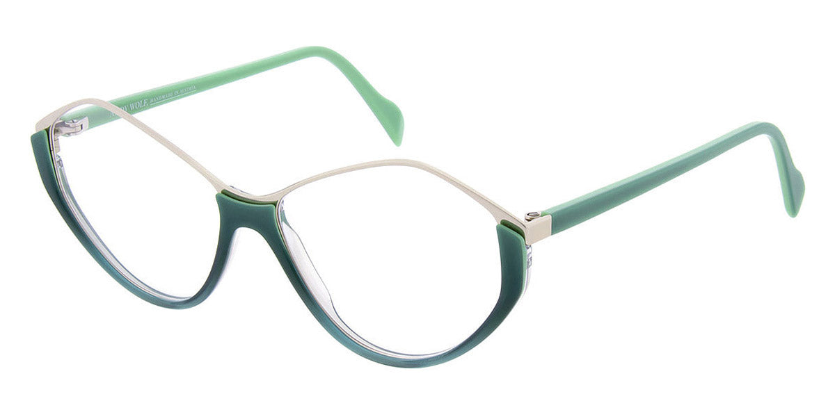 Andy Wolf® 5117 AW 5117 06 56 - Teal/Graygold 06 Eyeglasses