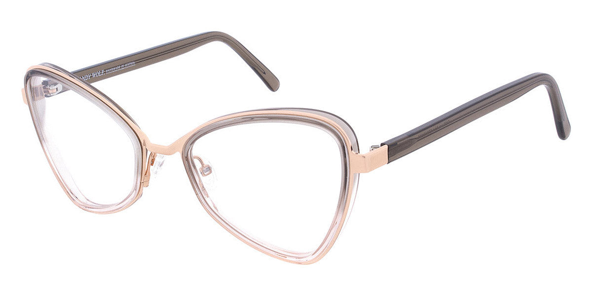 Andy Wolf® 5119 AW 5119 04 55 - Gray/Rosegold 04 Eyeglasses