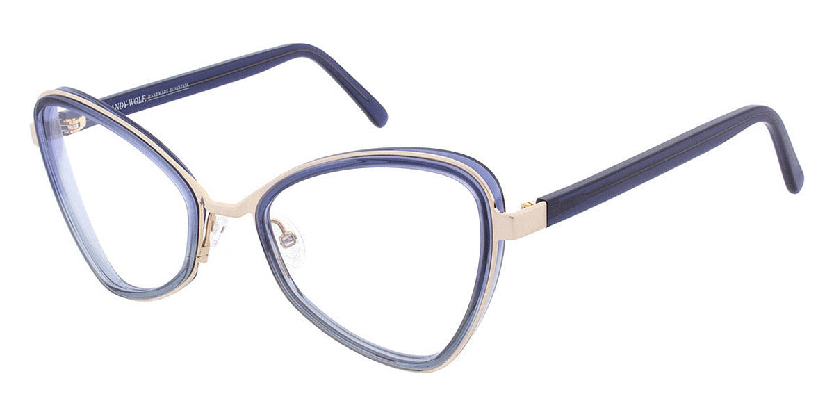 Andy Wolf® 5119 AW 5119 05 55 - Blue/Gold 05 Eyeglasses