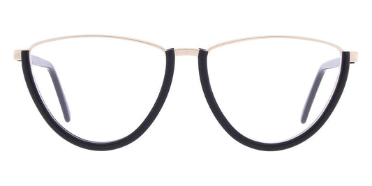 Andy Wolf® 5128 AW 5128 01 56 - Black/Gold 01 Eyeglasses