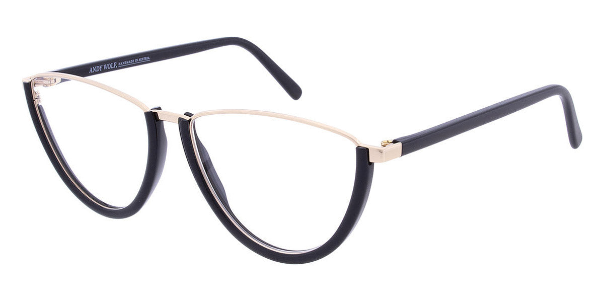 Andy Wolf® 5128 AW 5128 01 56 - Black/Gold 01 Eyeglasses