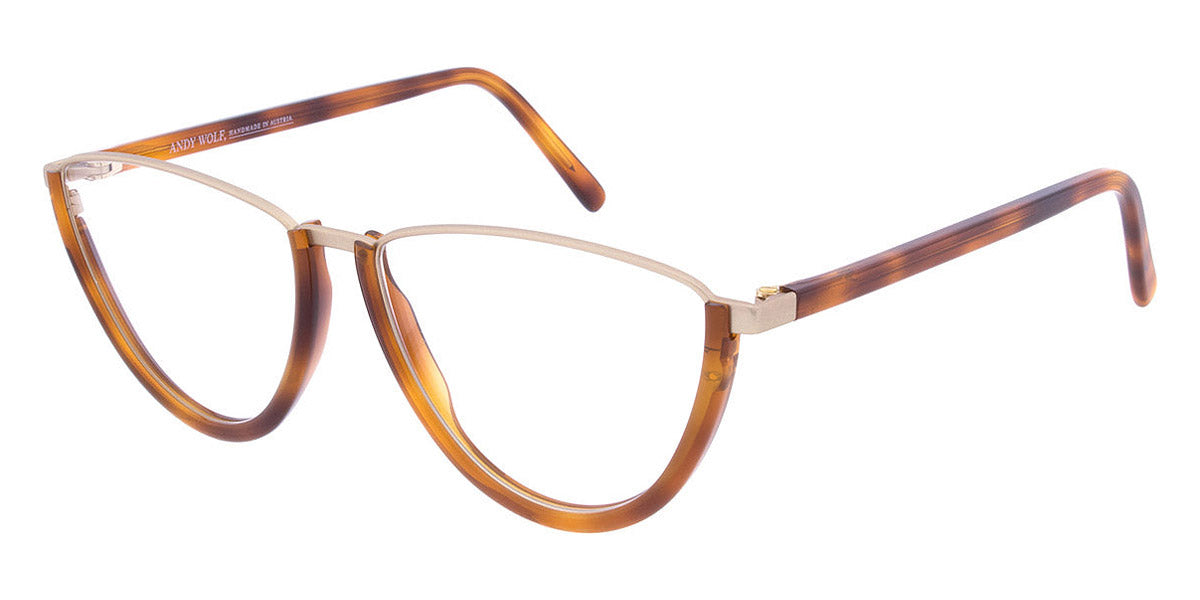 Andy Wolf® 5128 AW 5128 03 56 - Orange/Gold 03 Eyeglasses