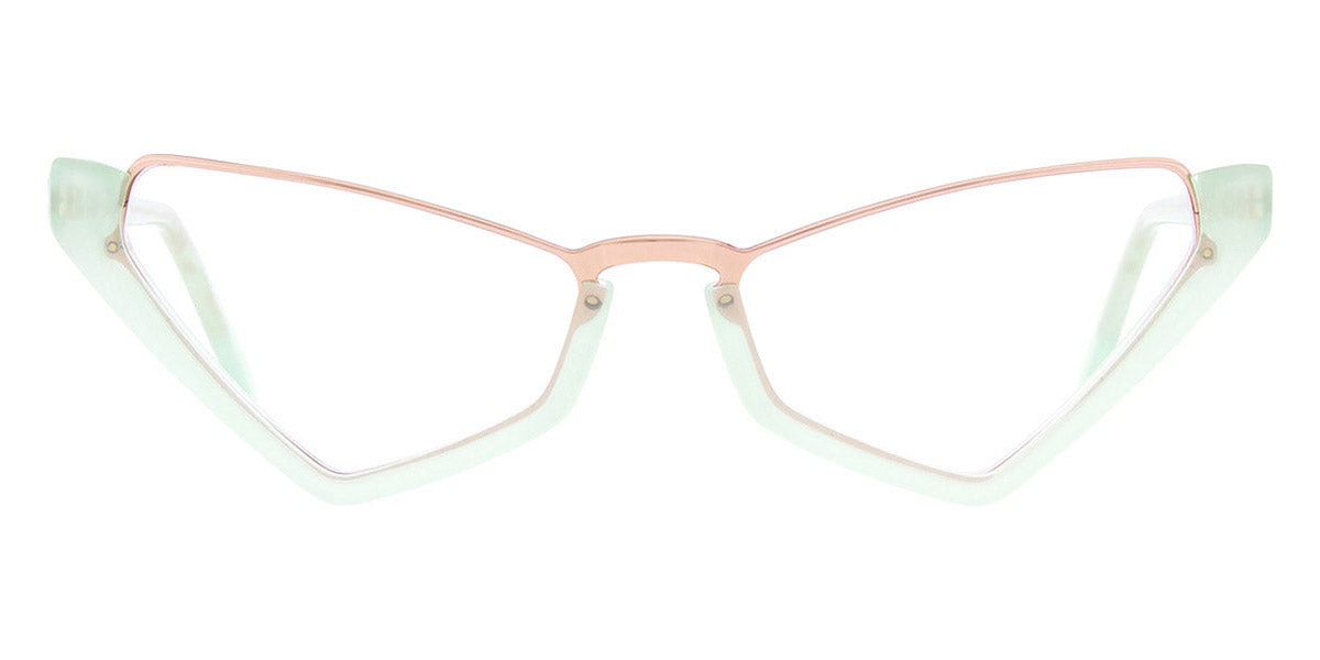 Andy Wolf® 5129 AW 5129 04 55 - Green/Rosegold 04 Eyeglasses