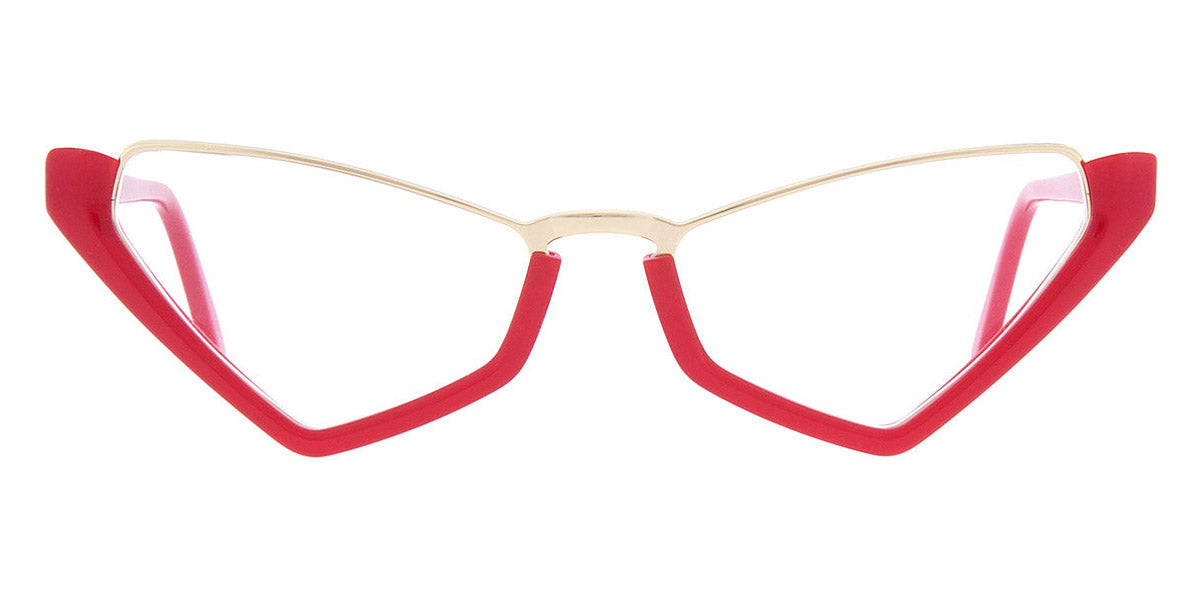 Andy Wolf® 5129 AW 5129 05 55 - Red/Gold 05 Eyeglasses