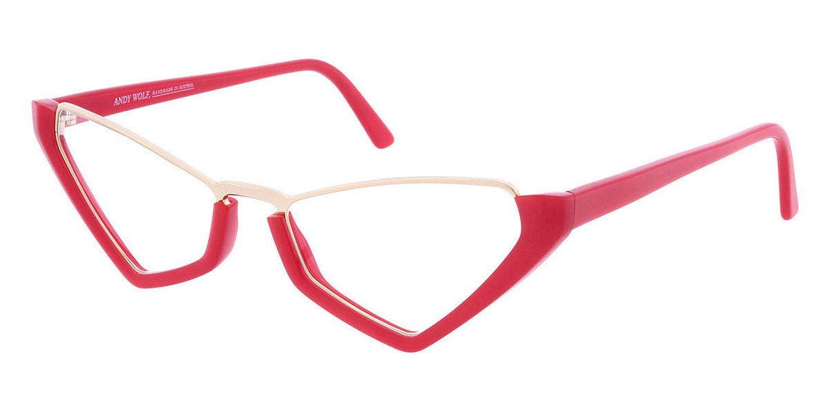 Andy Wolf® 5129 AW 5129 05 55 - Red/Gold 05 Eyeglasses