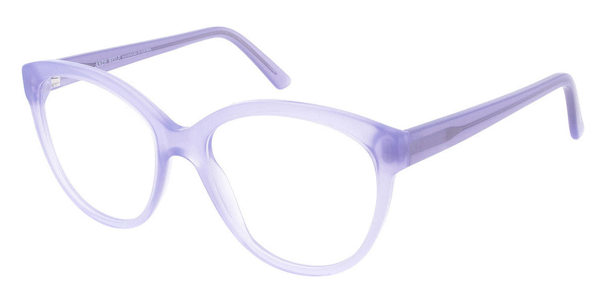 Andy Wolf® 5130 AW 5130 03 55 - Violet 03 Eyeglasses