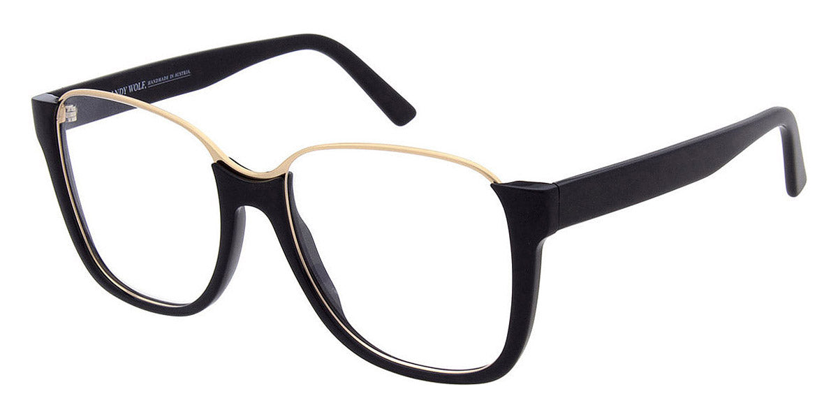 Andy Wolf® 5135 AW 5135 01 55 - Black/Gold Eyeglasses