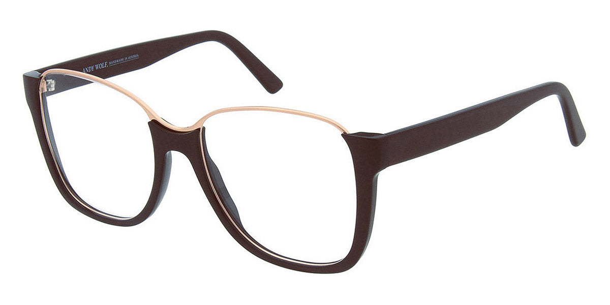 Andy Wolf® 5135 AW 5135 03 55 - Brown/Rosegold Eyeglasses