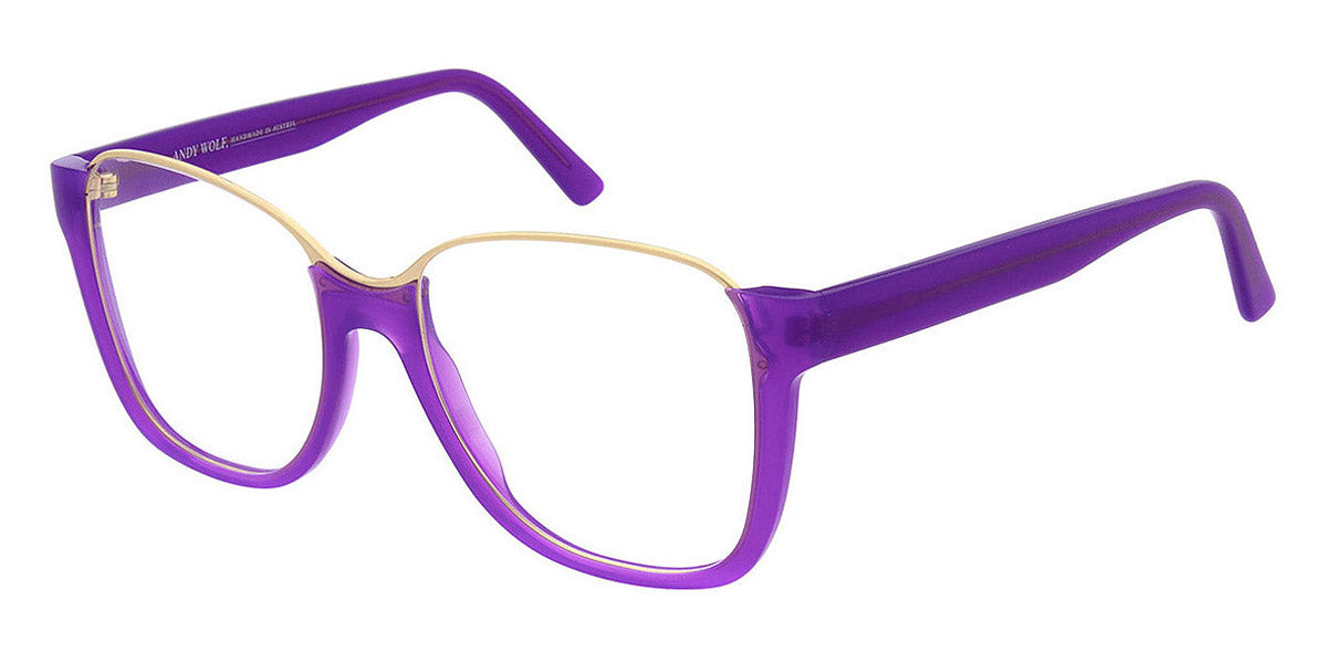 Andy Wolf® 5135 AW 5135 04 55 - Violet/Gold Eyeglasses