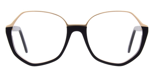 Andy Wolf® 5141 AW 5141 01 56 - Black/Gold Eyeglasses