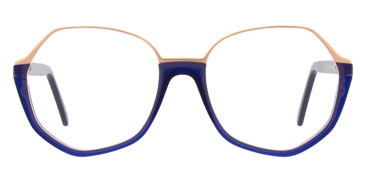 Andy Wolf® 5141 AW 5141 03 56 - Blue/Rosegold Eyeglasses