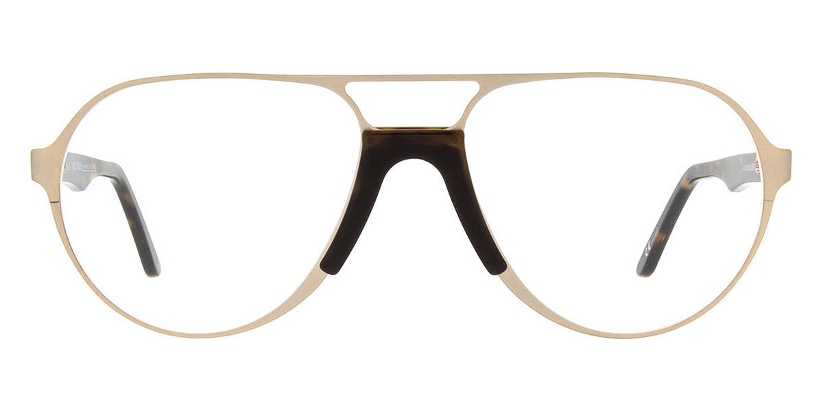 Andy Wolf® Adams AW Adams B 59 - Gold/Brown B Eyeglasses