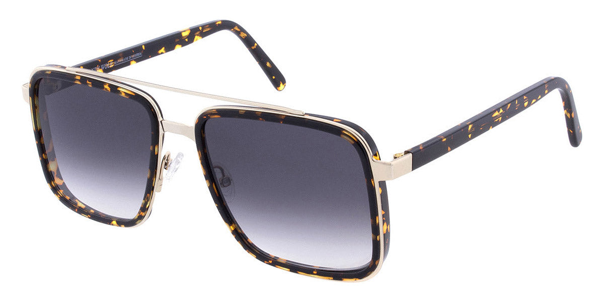 Andy Wolf® Adric Sun AW Adric Sun 03 56 - Black/Gold 03 Sunglasses