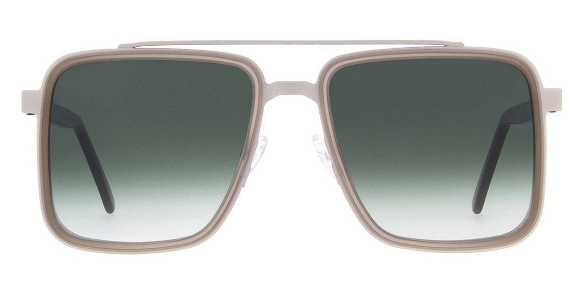 Andy Wolf® Adric Sun AW Adric Sun 04 56 - Beige/Silver 04 Sunglasses