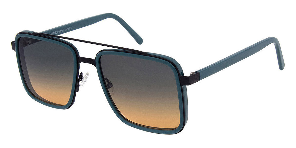 Andy Wolf® Adric Sun AW Adric Sun 06 56 - Teal/Black 06 Sunglasses