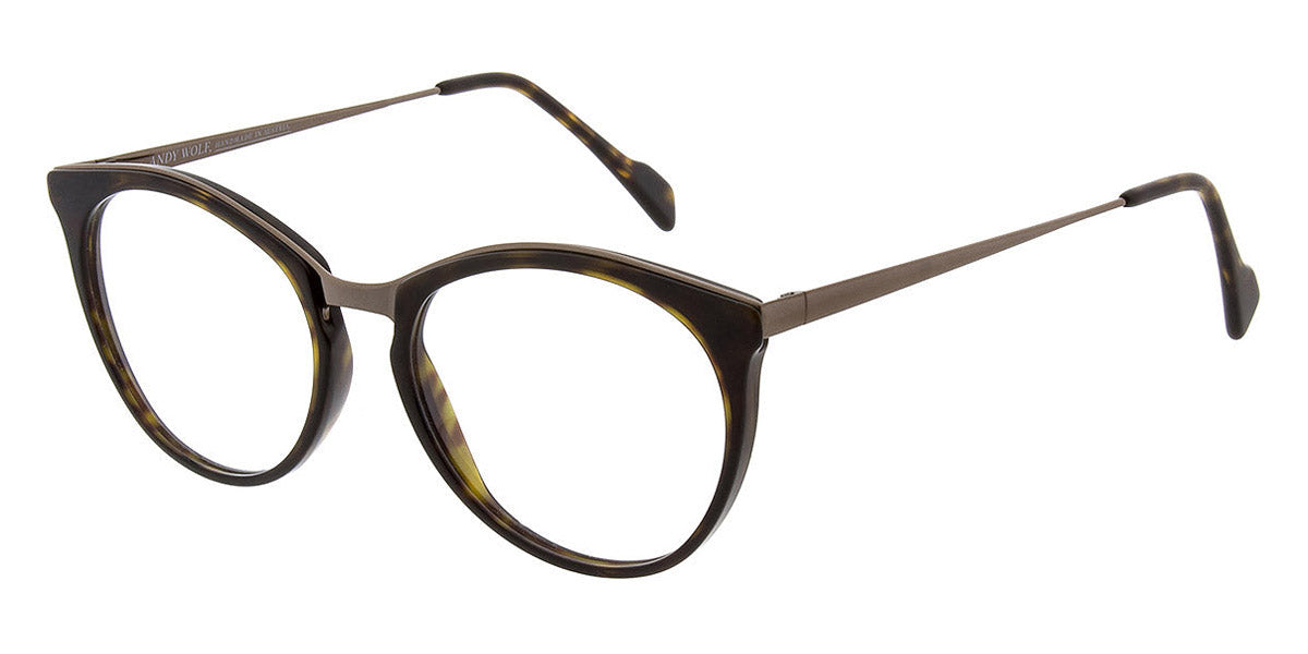 Andy Wolf® Agam AW Agam 02 52 - Brown 02 Eyeglasses