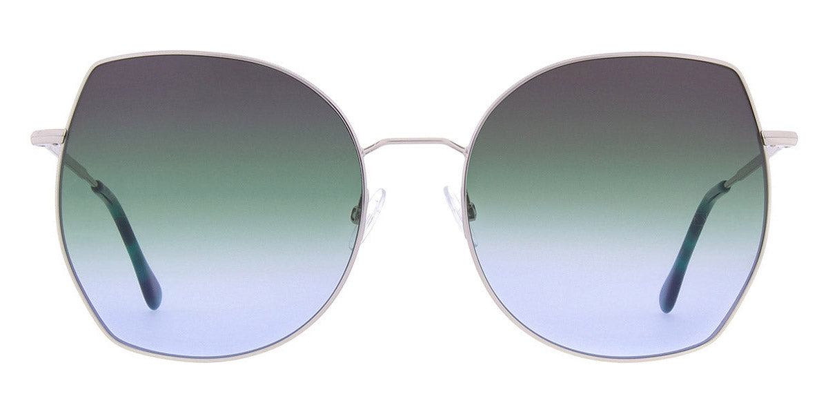 Andy Wolf® Alison Sun AW Alison Sun 06 57 - Silver/Teal 06 Sunglasses