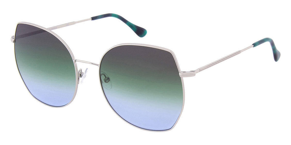 Andy Wolf® Alison Sun AW Alison Sun 06 57 - Silver/Teal 06 Sunglasses