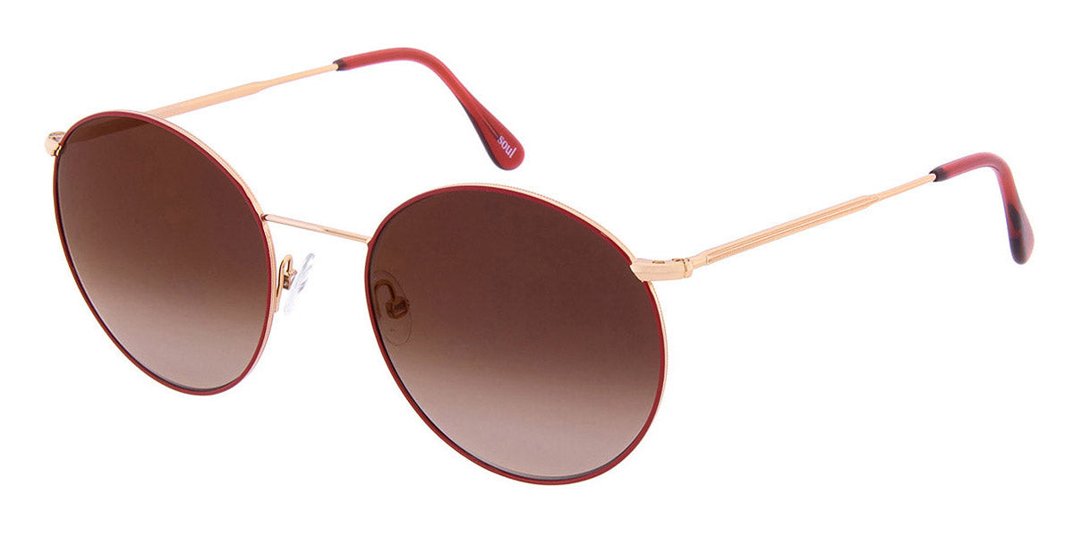 Andy Wolf® AMIRA Sun AW AMIRA Sun U 53 - Rosegold/Red U Sunglasses