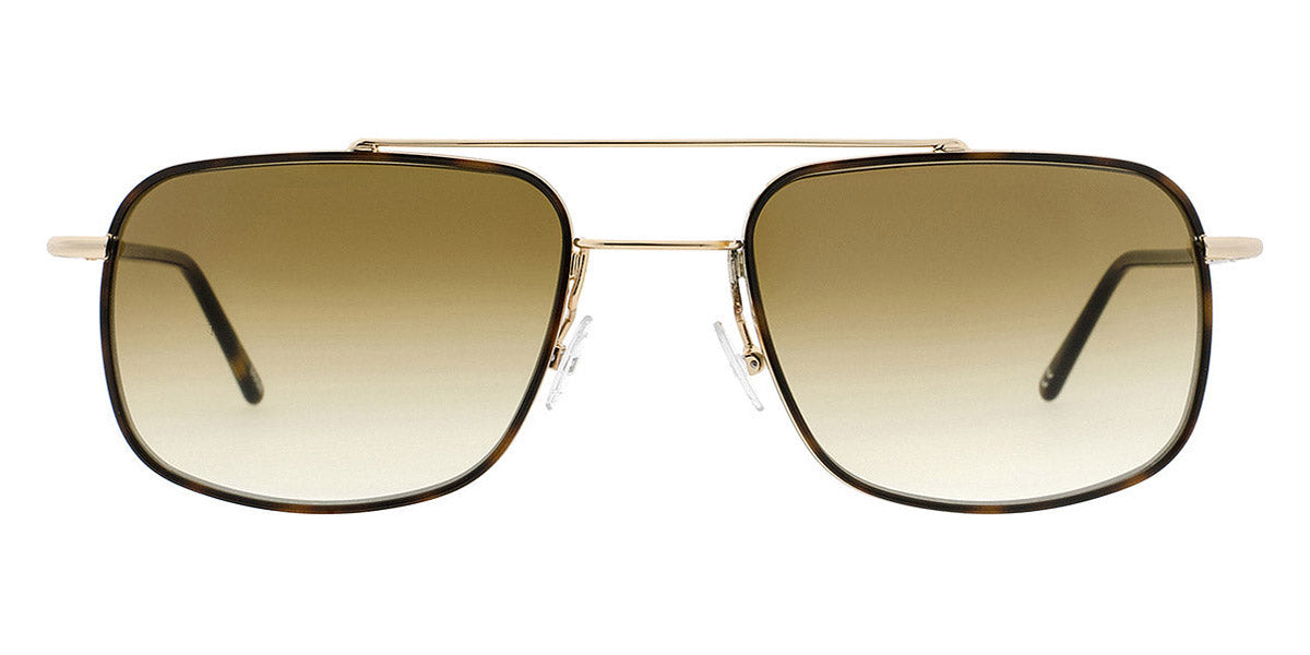 Andy Wolf® Amon H. Sun AW Amon H. Sun B 57 - Gold/Brown B Sunglasses