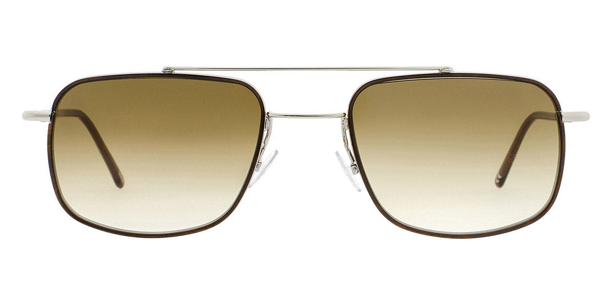 Andy Wolf® Amon H. Sun AW Amon H. Sun C 57 - Silver/Brown C Sunglasses