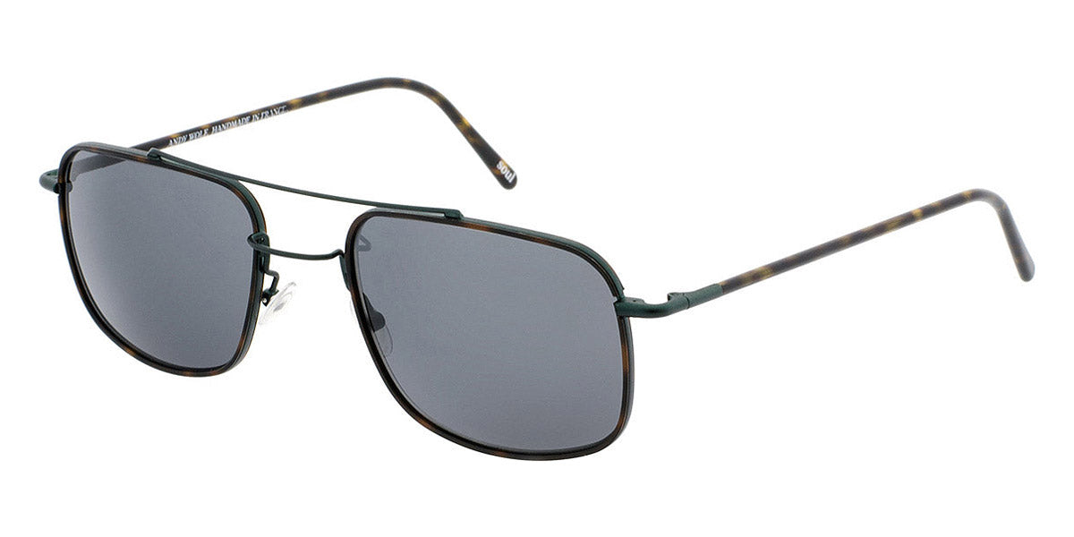 Andy Wolf® Amon H. Sun AW Amon H. Sun F 57 - Brown/Green F Sunglasses