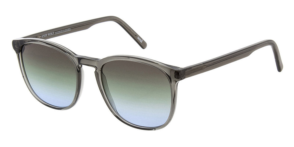 Andy Wolf® Andi Sun AW Andi Sun C 53 - Gray/Teal C Sunglasses