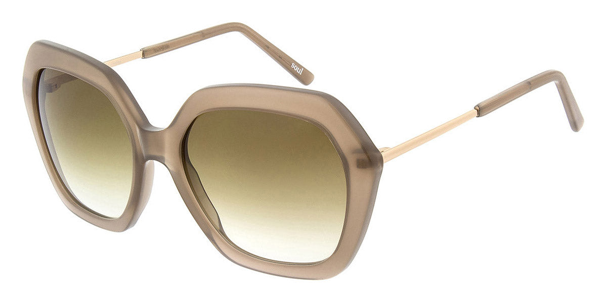 Andy Wolf® Annabelle Sun AW Annabelle Sun E 55 - Gray/Gold E Sunglasses