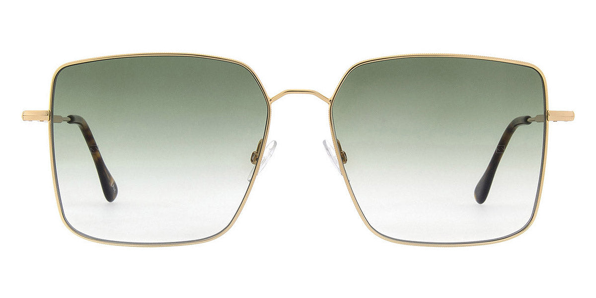 Andy Wolf® Anne Sun AW Anne Sun B 58 - Gold/Green B Sunglasses