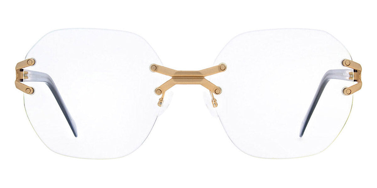 Andy Wolf® Anu AW Anu 03 58 - Gold/White 03 Eyeglasses