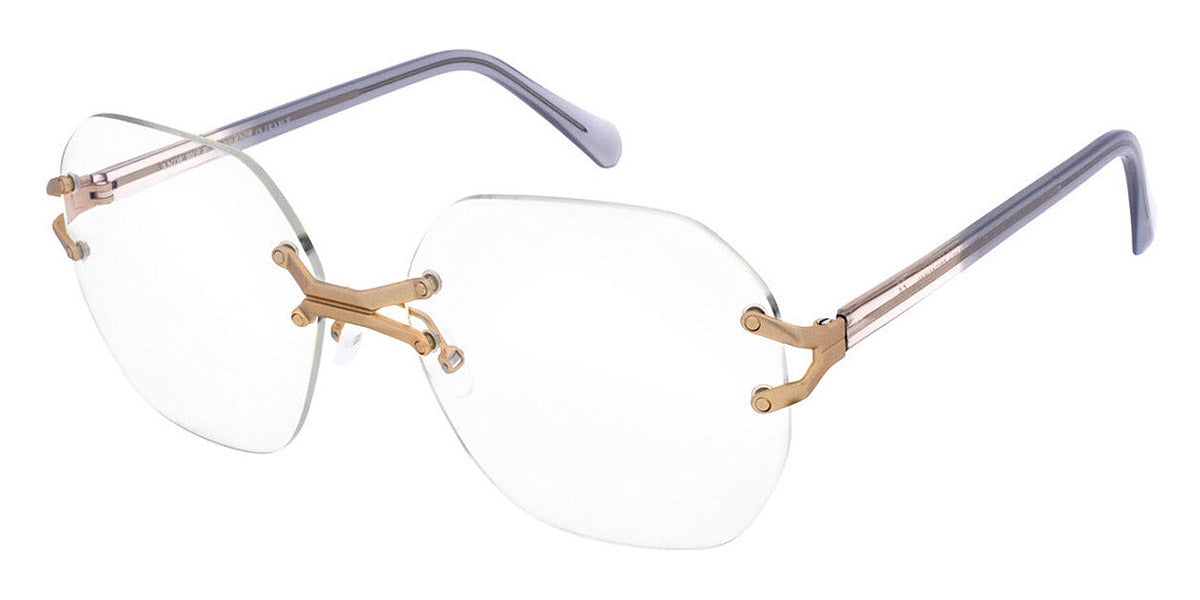 Andy Wolf® Anu AW Anu 03 58 - Gold/White 03 Eyeglasses