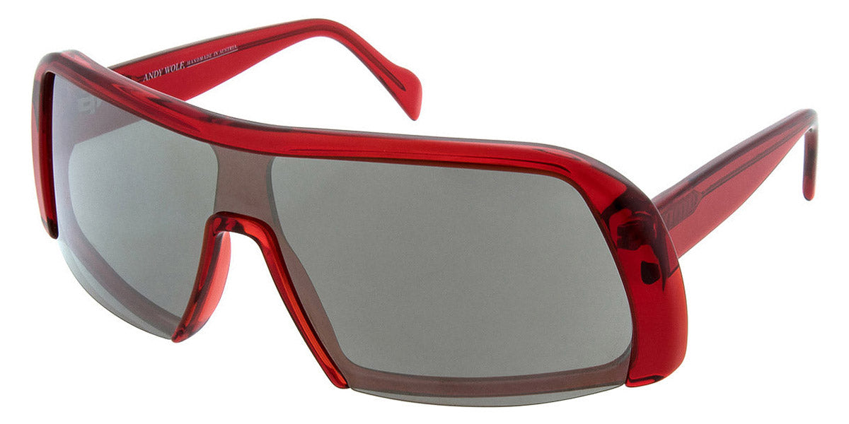 Andy Wolf® Attila Sun AW Attila Sun 05 141 - Red/Silver 05 Sunglasses