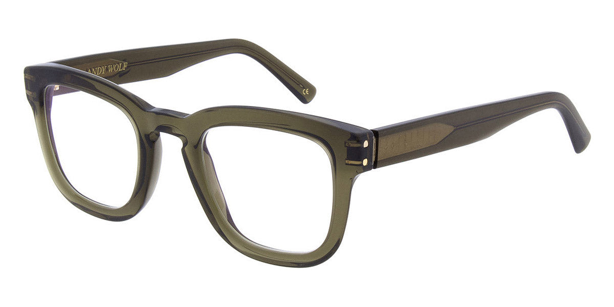 Andy Wolf® AW01 AW AW01 06 49 - Green/Gold 06 Eyeglasses